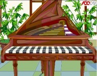 لعبة العزف علي البيانو